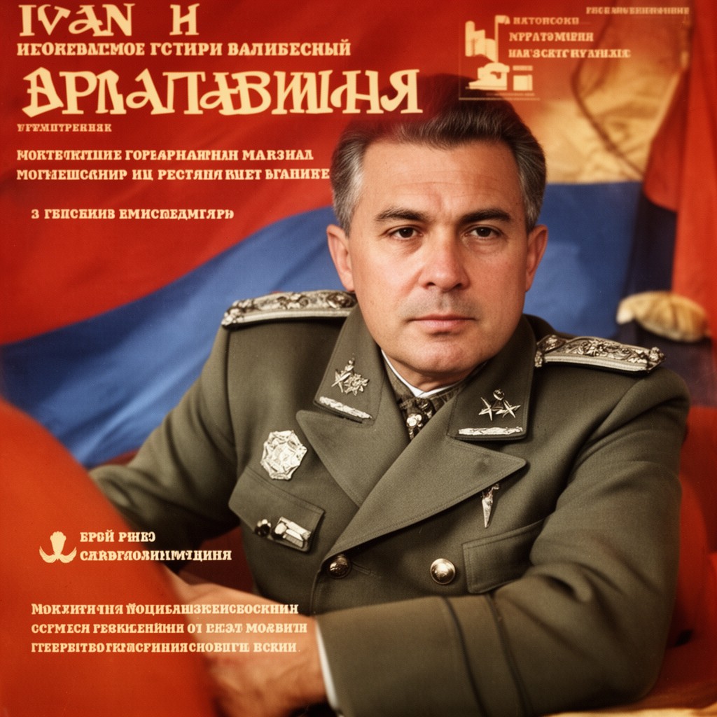 AI-generated illustration of Ivan Bagramyan