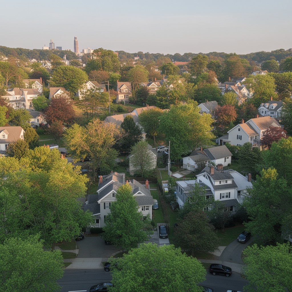 AI-generated illustration of Livingston, New Jersey