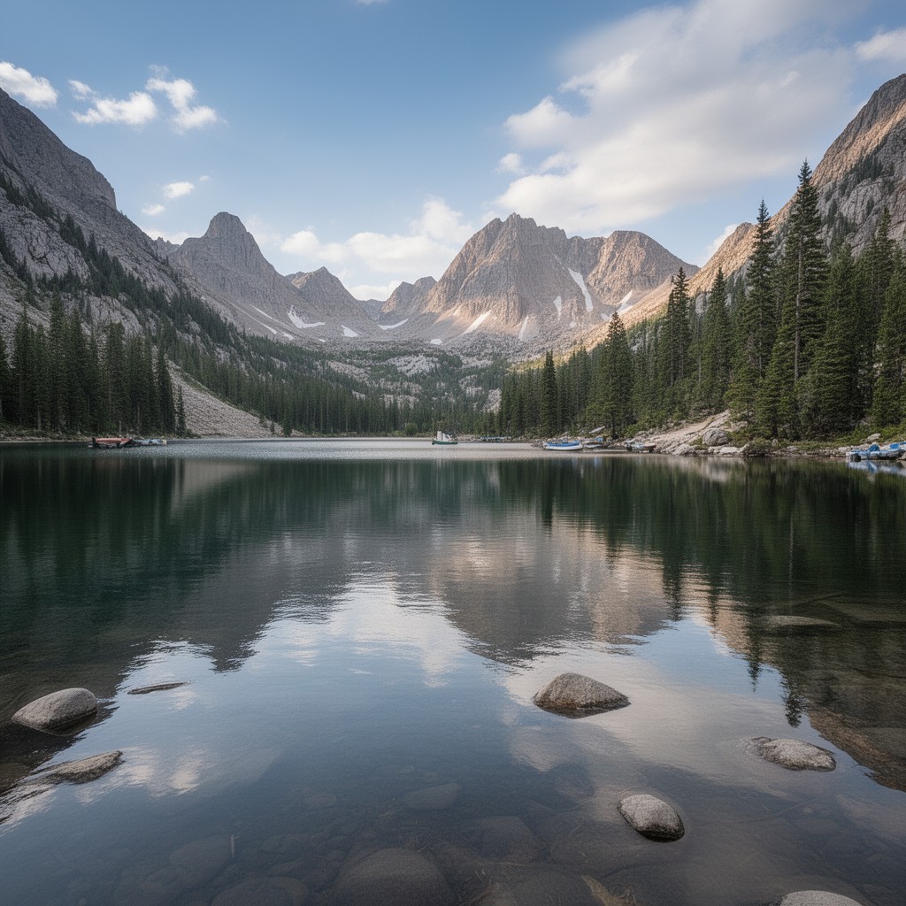AI-generated illustration of Lake Mary