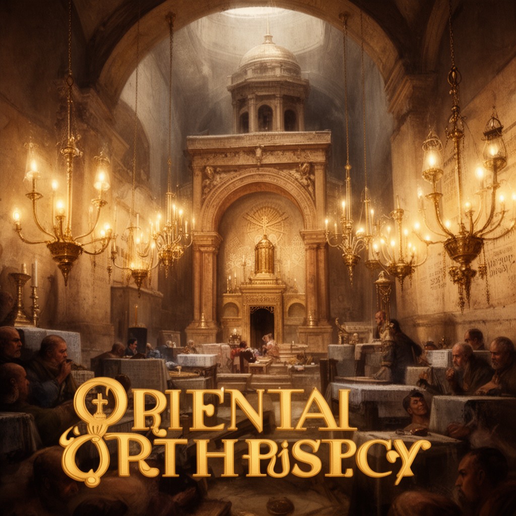 AI-generated illustration of Oriental Orthodoxy