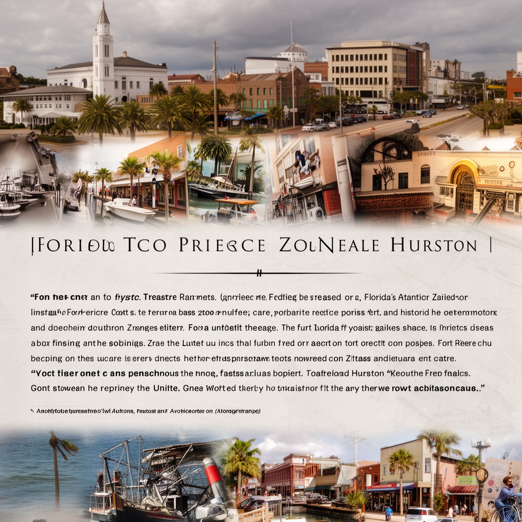 AI-generated illustration of Fort Pierce, Florida, United States