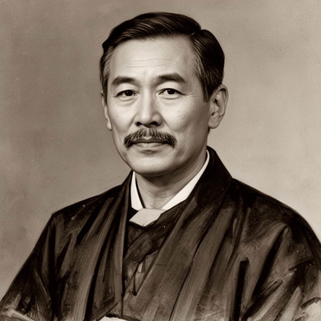 AI-generated illustration of Iwakura Tomomi