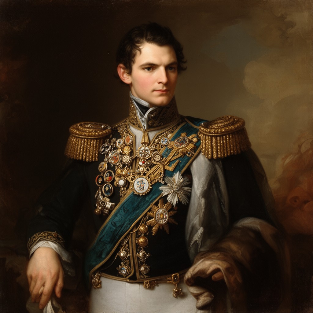 AI-generated illustration of Francis II, Holy Roman Emperor