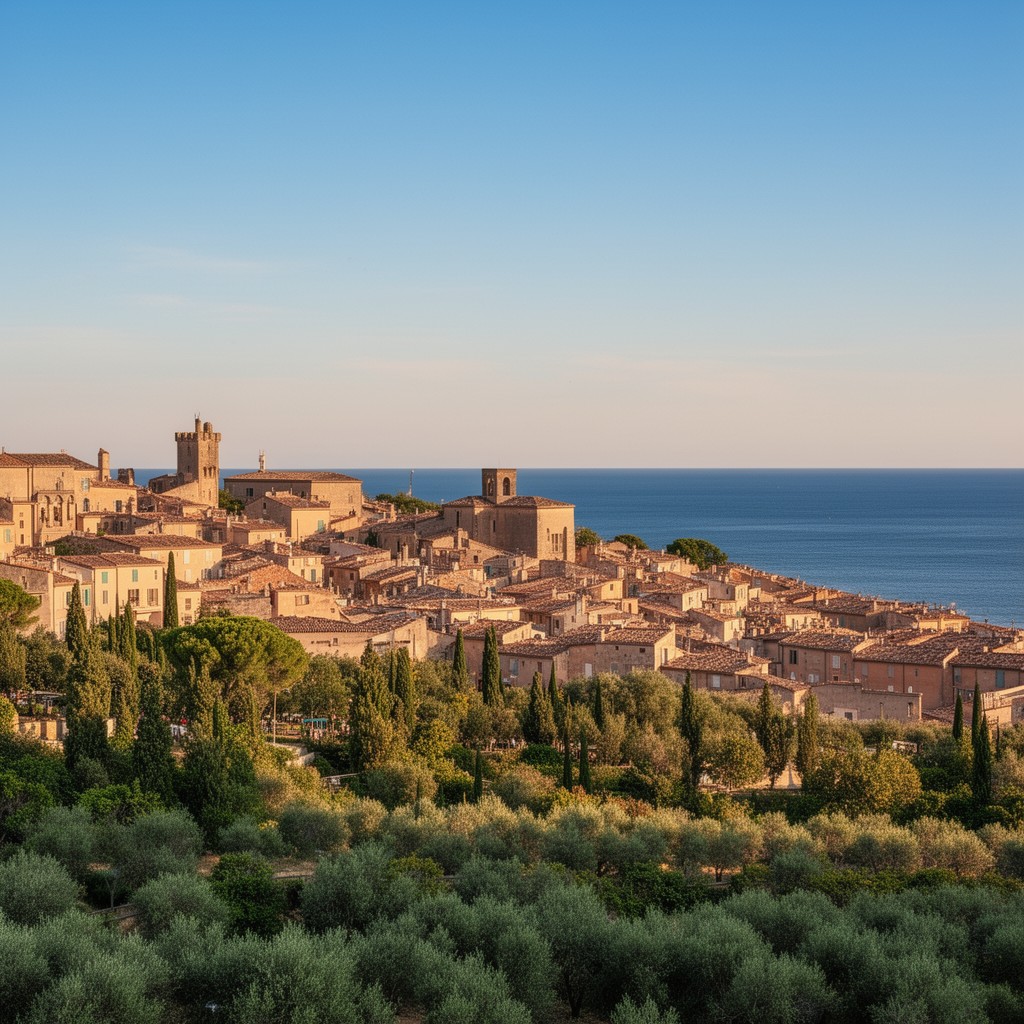 AI-generated illustration of Southern France