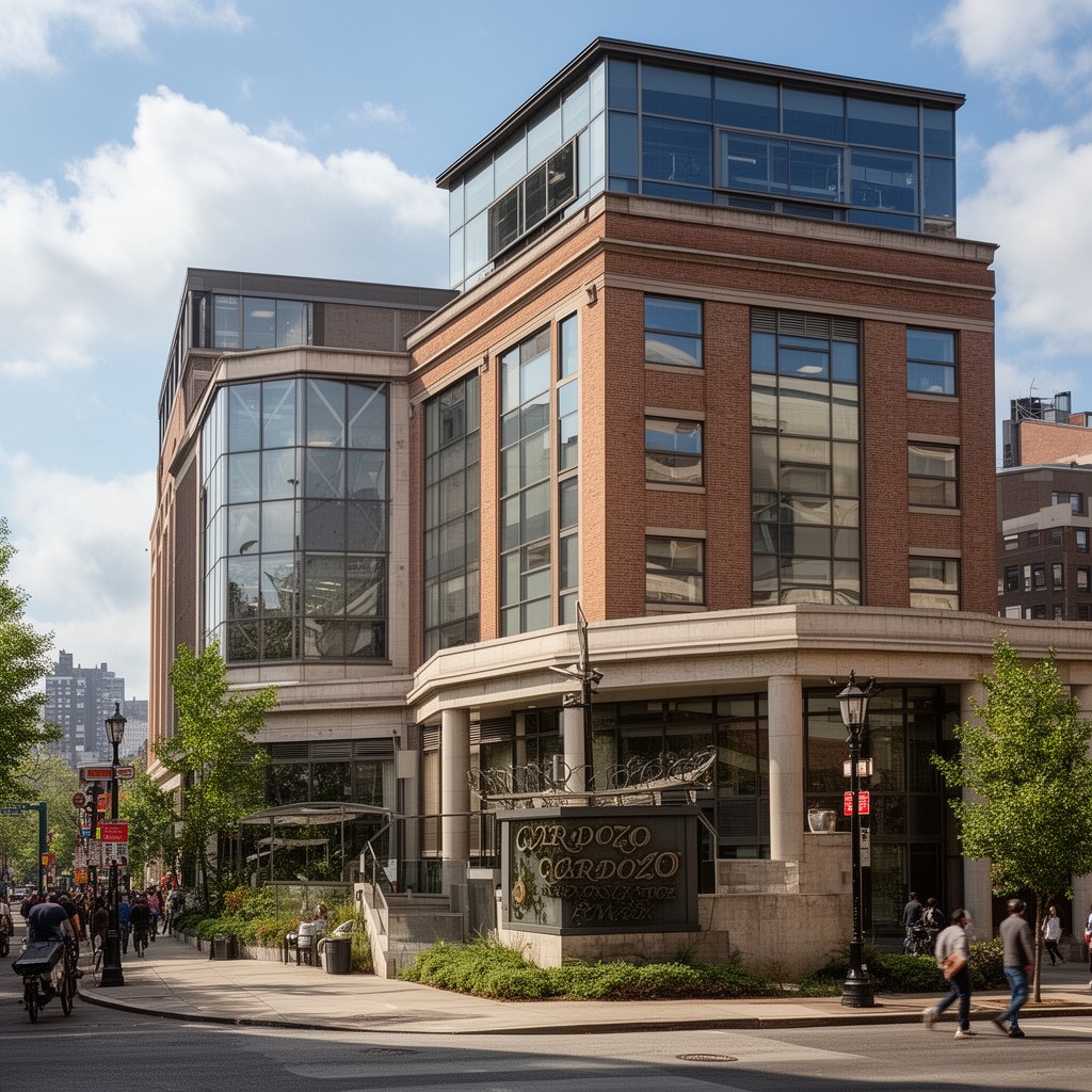 AI-generated illustration of Cardozo School of Law