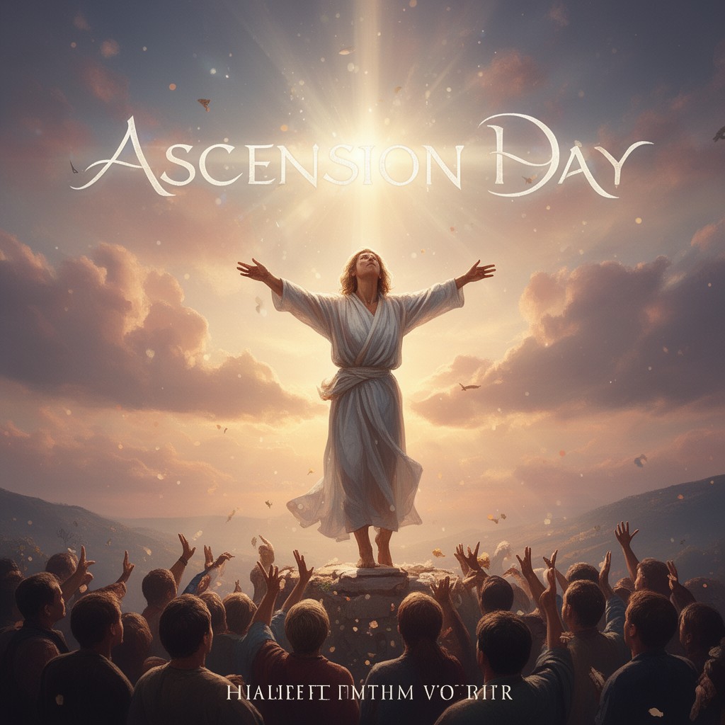AI-generated illustration of Ascension Day