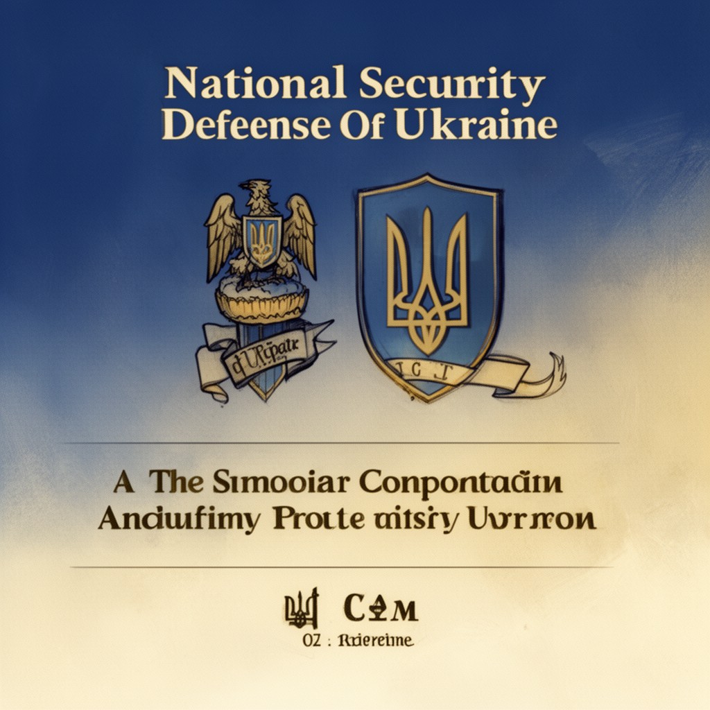 AI-generated illustration of National Security and Defense Council of Ukraine