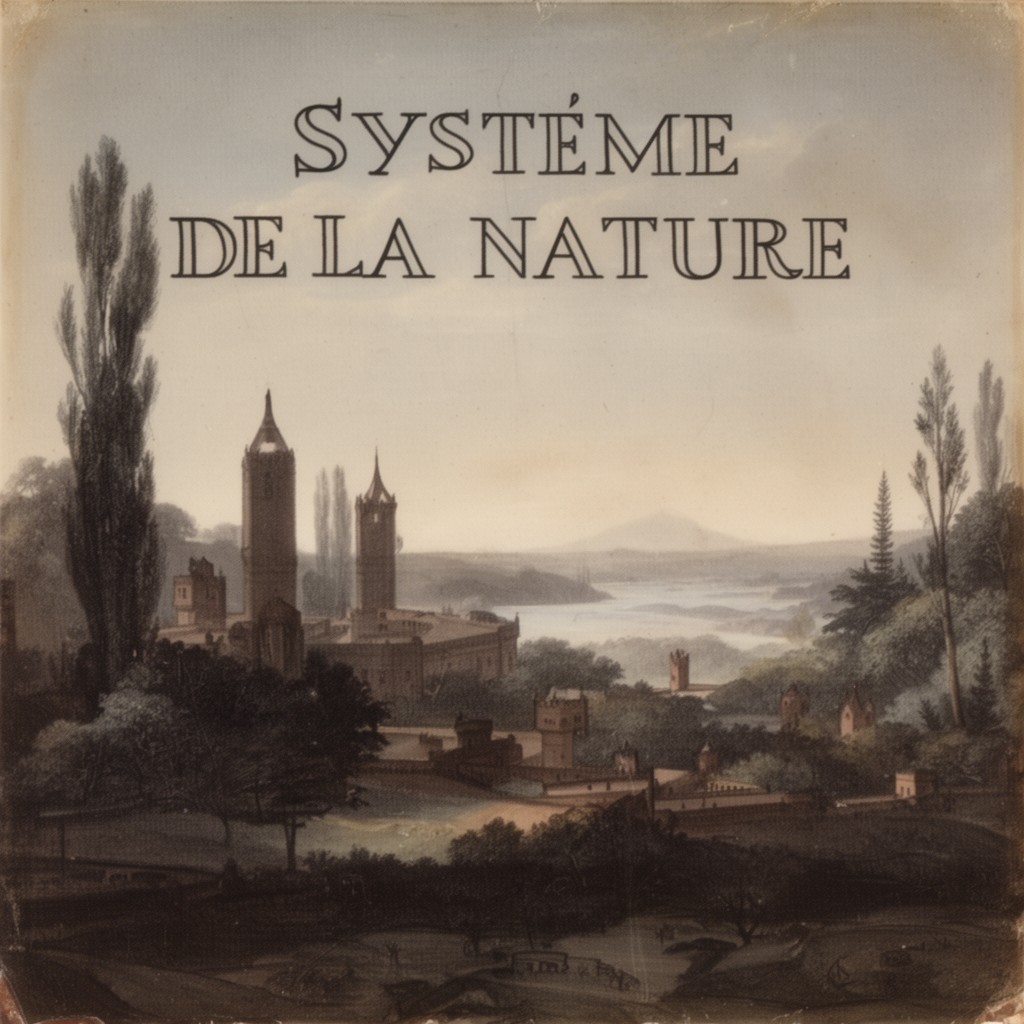 AI-generated illustration of Système de la nature