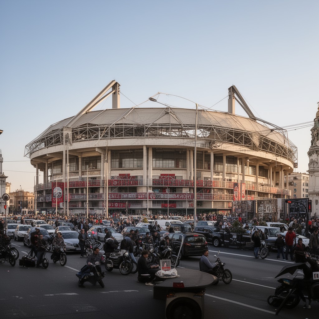 AI-generated illustration of San Siro
