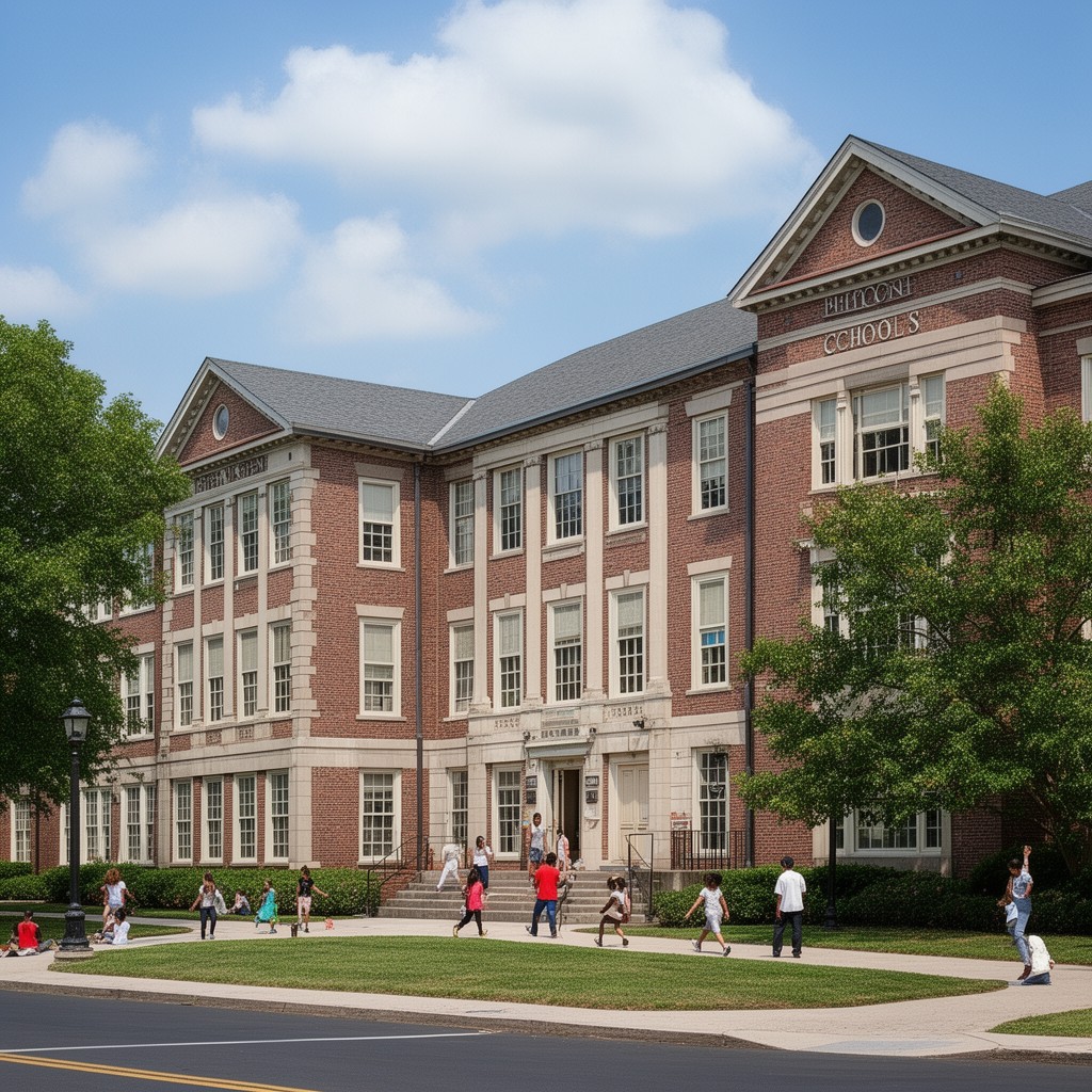 AI-generated illustration of Belmont Public Schools