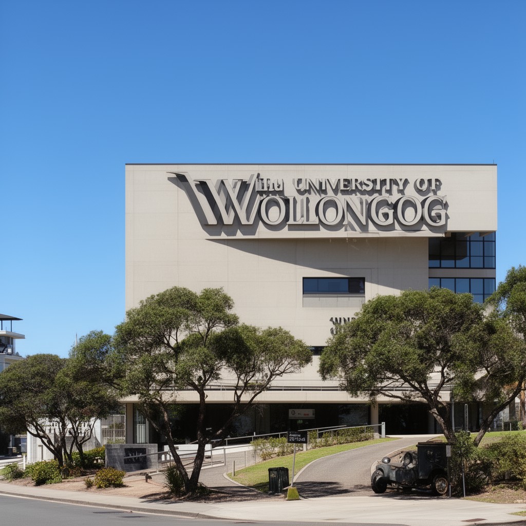 AI-generated illustration of University of Wollongong