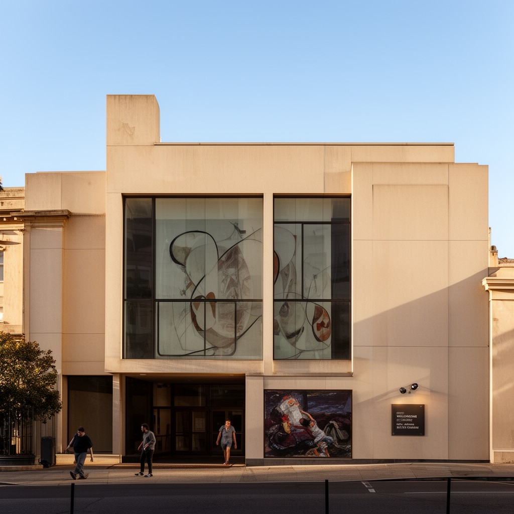 AI-generated illustration of Wollongong Art Gallery
