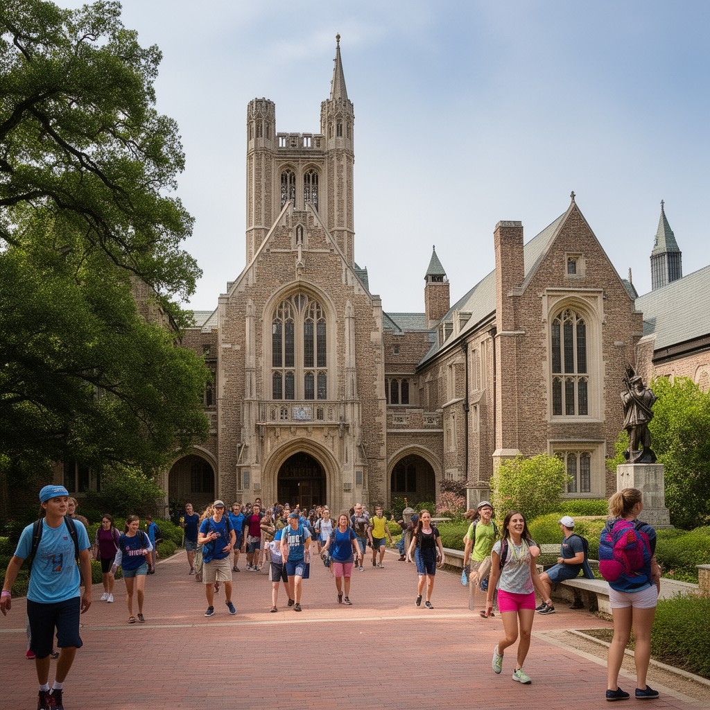AI-generated illustration of Duke University