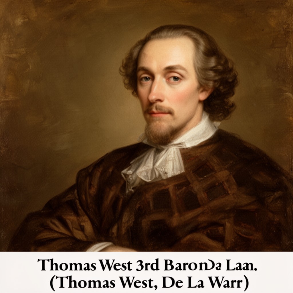 AI-generated illustration of Thomas West 3rd Baron De La Warr