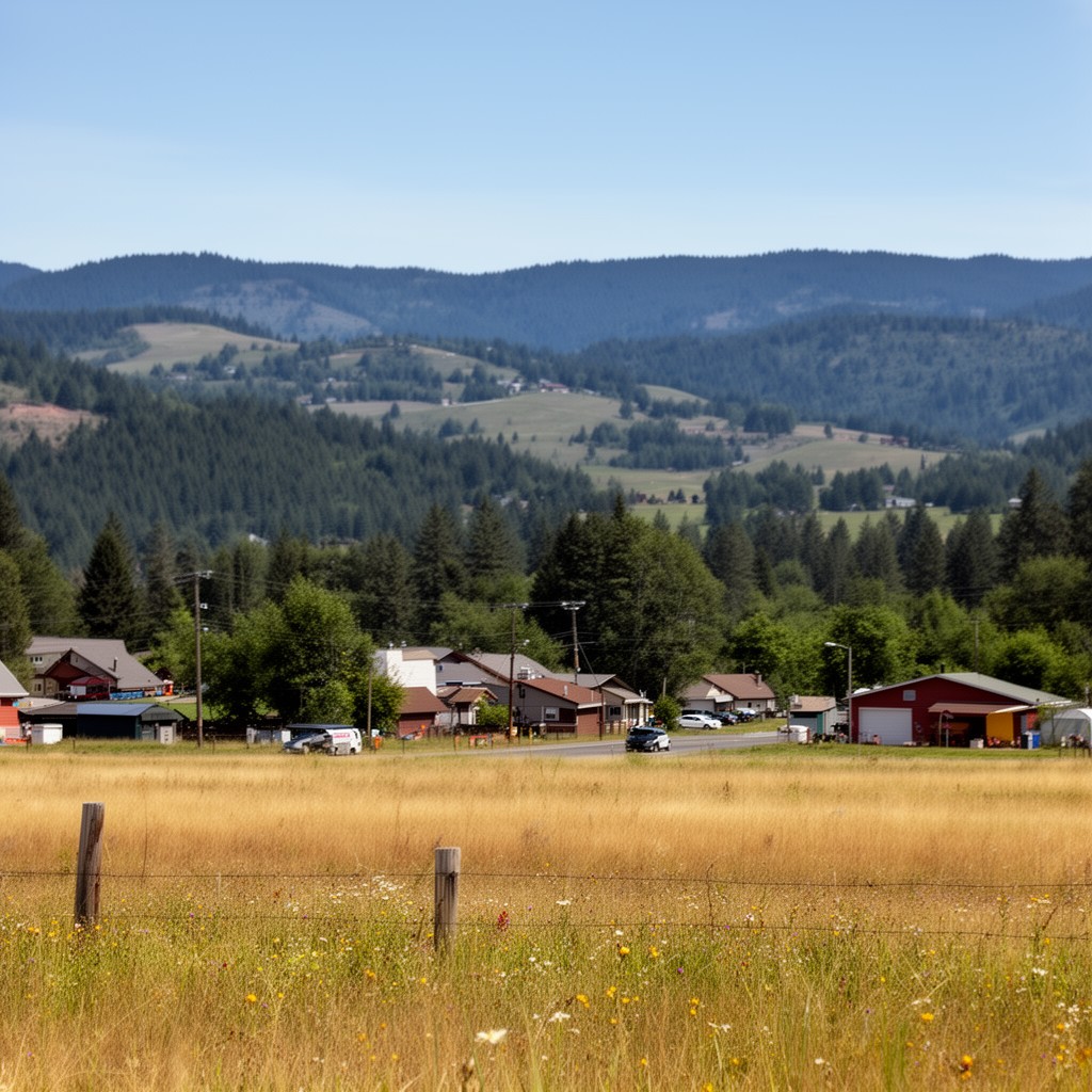 AI-generated illustration of Beavercreek, Oregon, United States