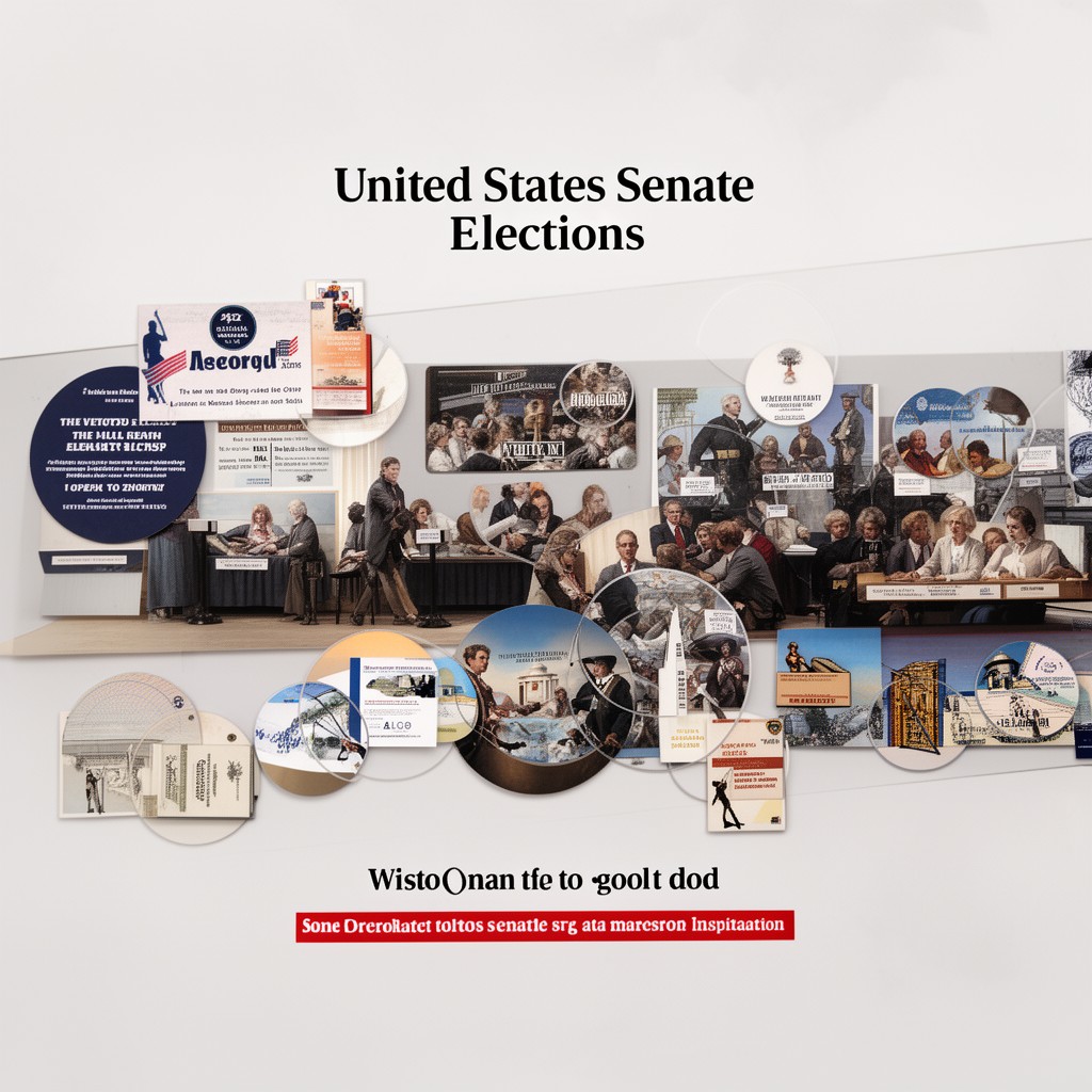 AI-generated illustration of United States Senate elections