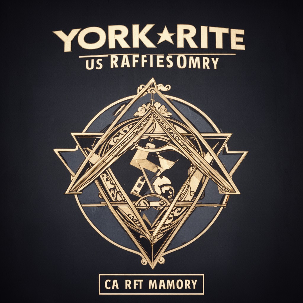 AI-generated illustration of York Rite Craft Masonry