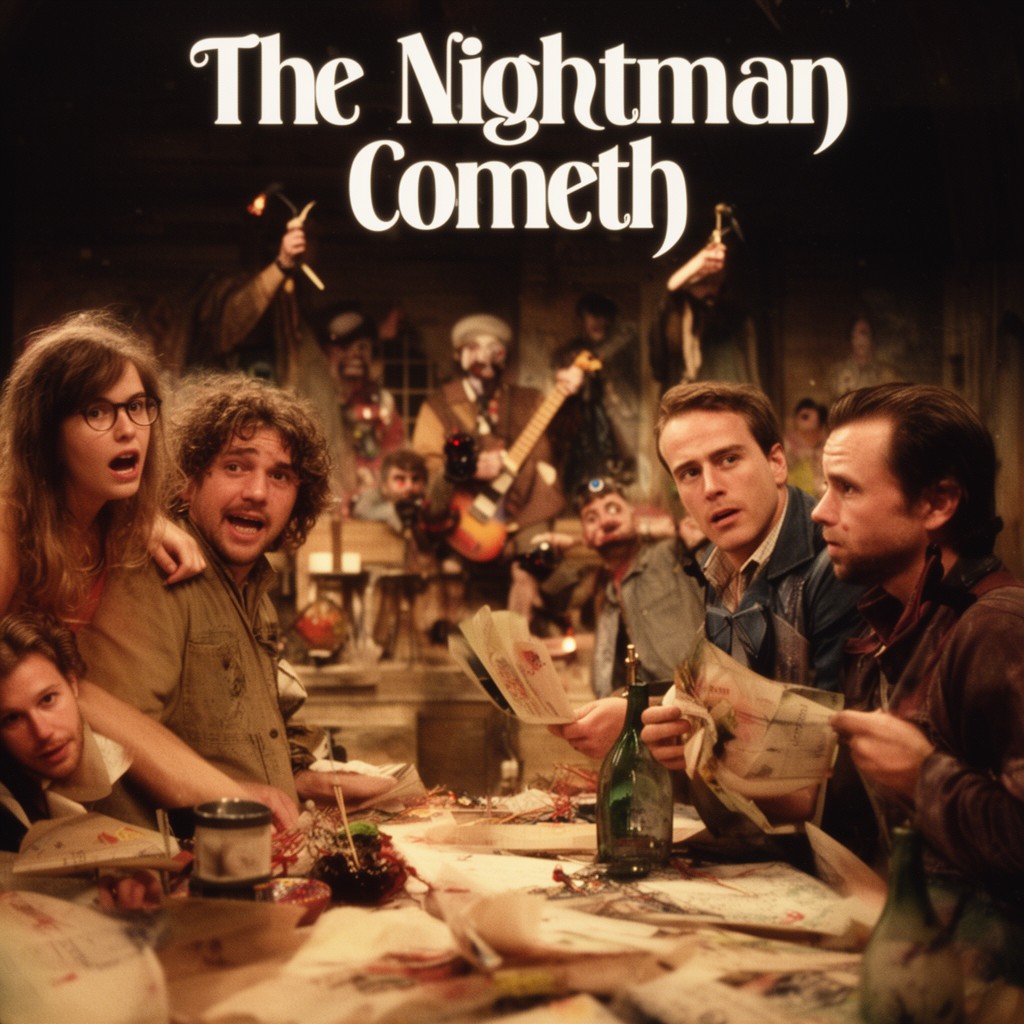 AI-generated illustration of The Nightman Cometh