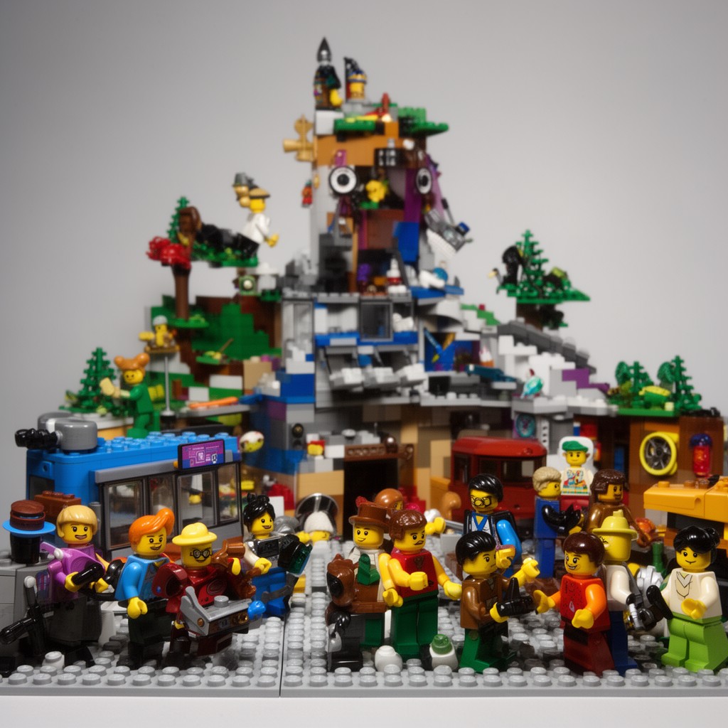 AI-generated illustration of Lego