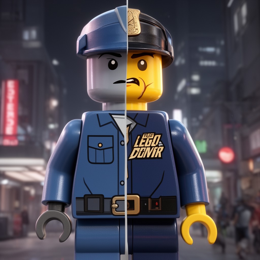 AI-generated illustration of Bad Cop