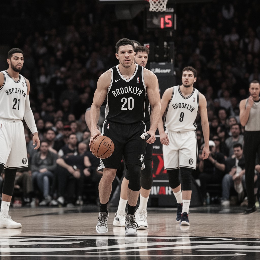 AI-generated illustration of Brooklyn Nets