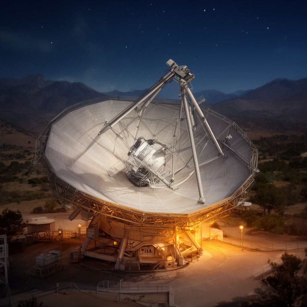 AI-generated illustration of Warsaw Telescope