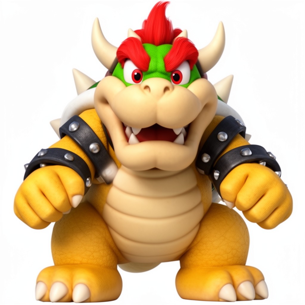 AI-generated illustration of Bowser