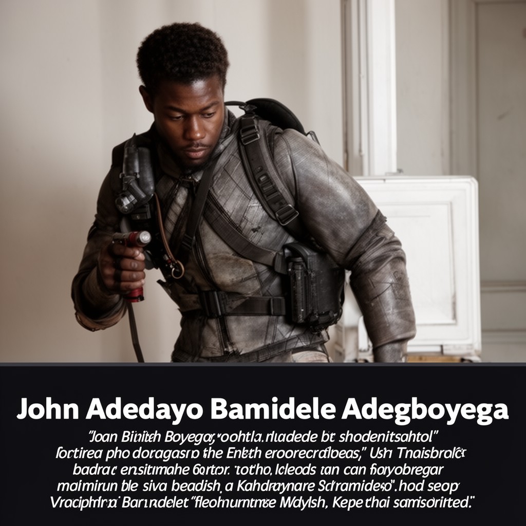 AI-generated illustration of John Adedayo Bamidele Adegboyega