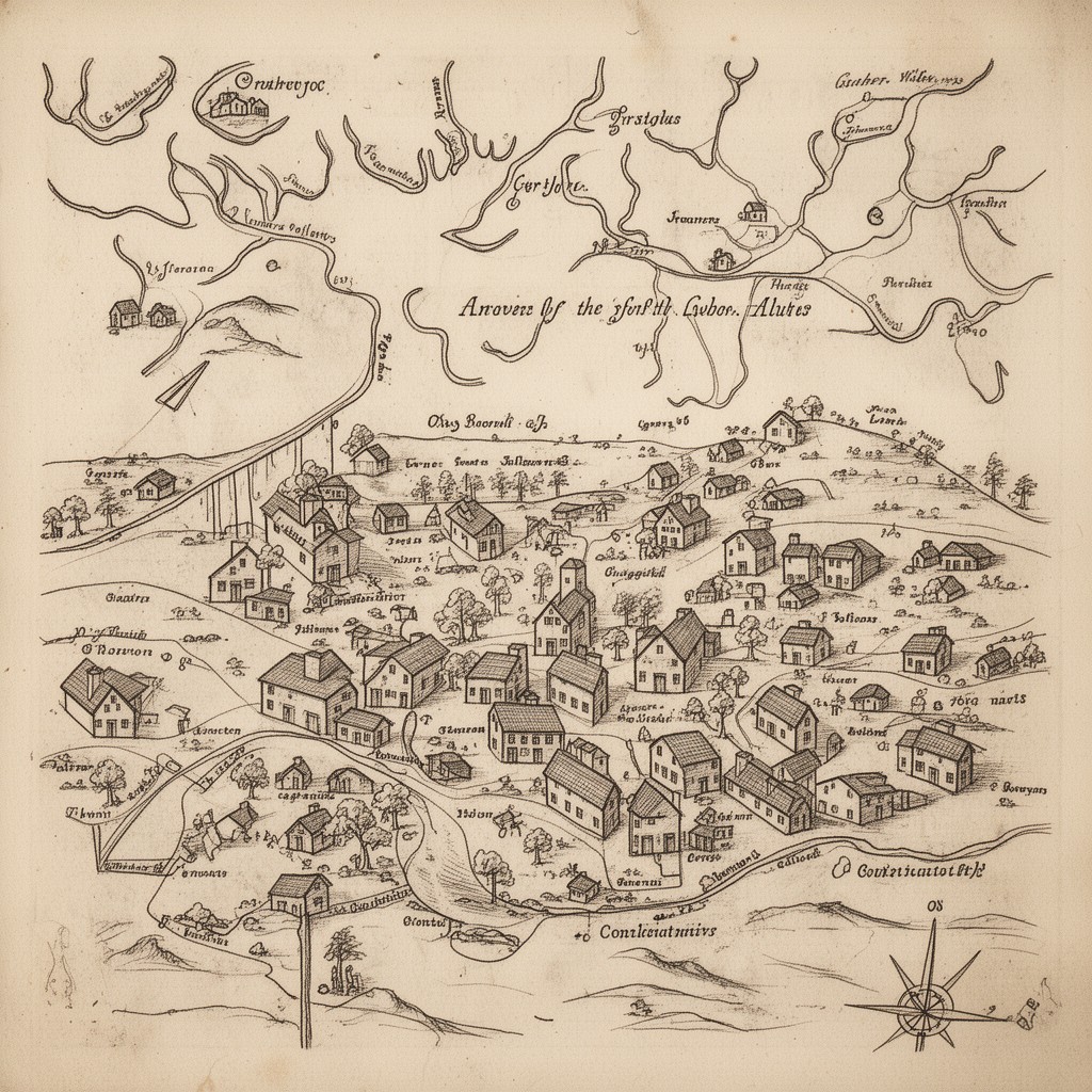 AI-generated illustration of Connecticut Colony