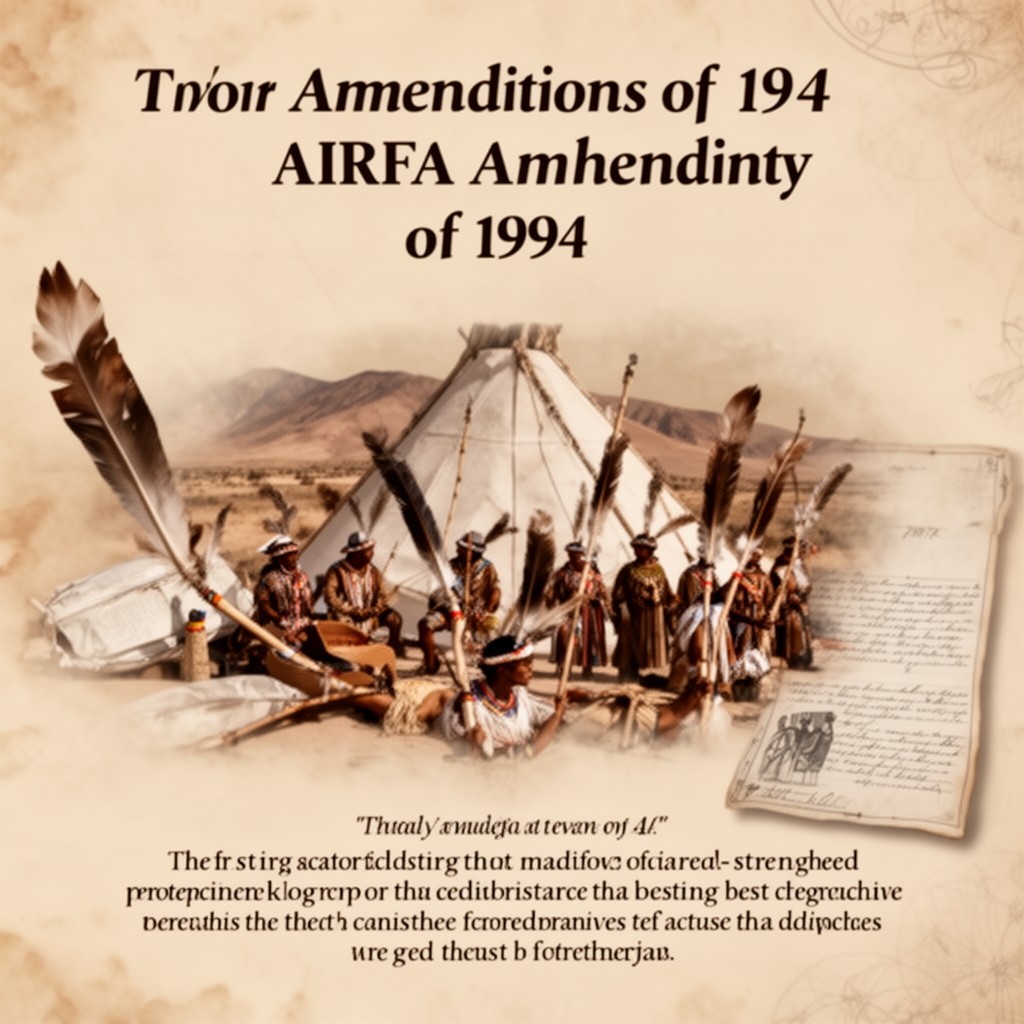 AI-generated illustration of AIRFA Amendments of 1994