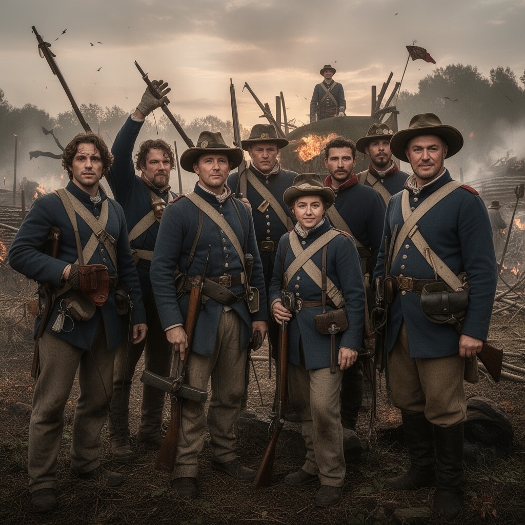 AI-generated illustration of Provincial Rangers