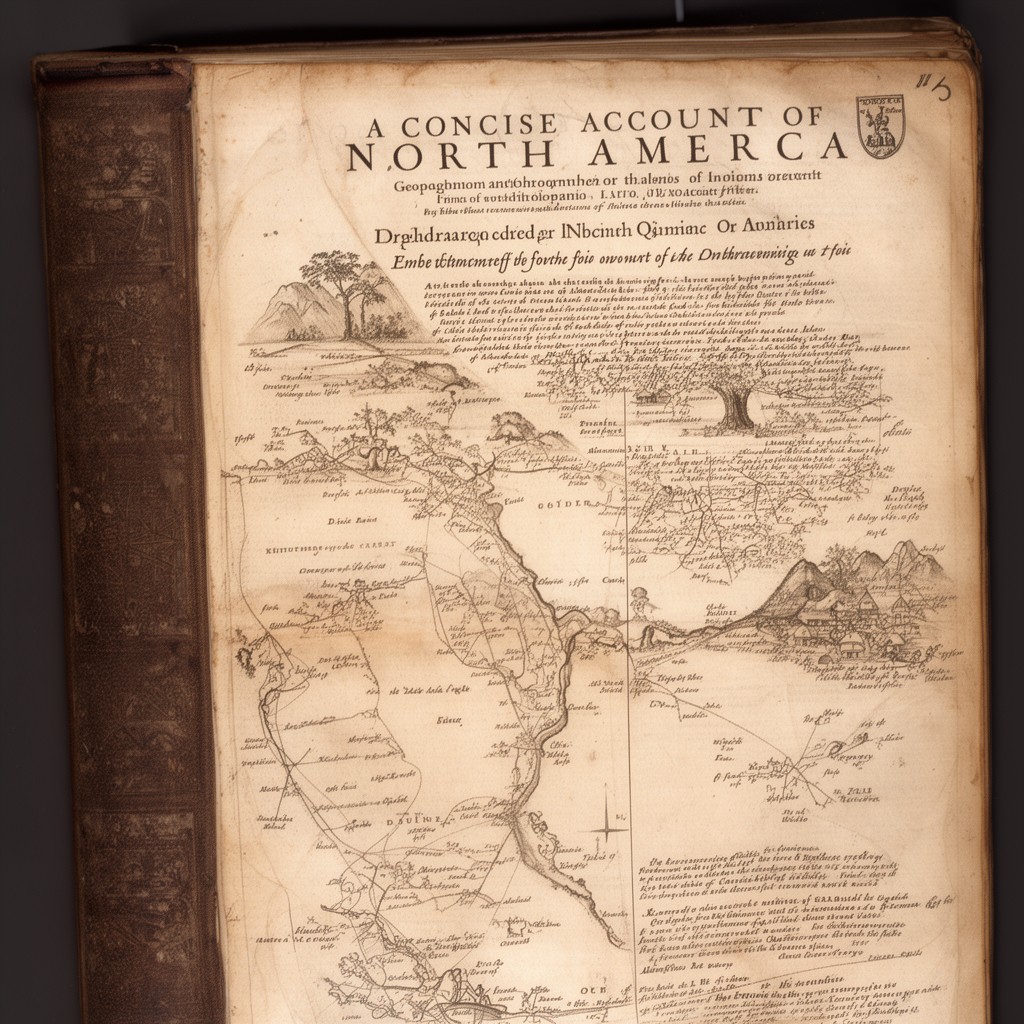 AI-generated illustration of A Concise Account of North America