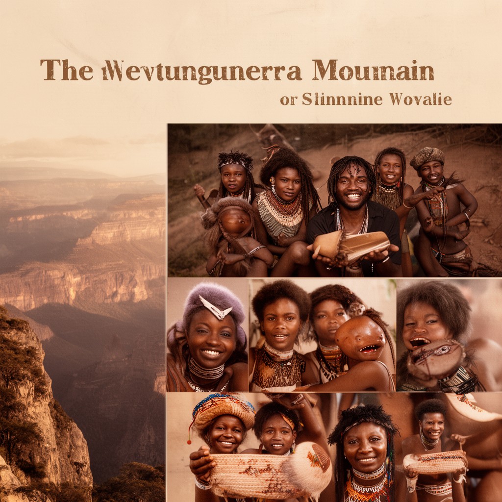 AI-generated illustration of Gundungurra people
