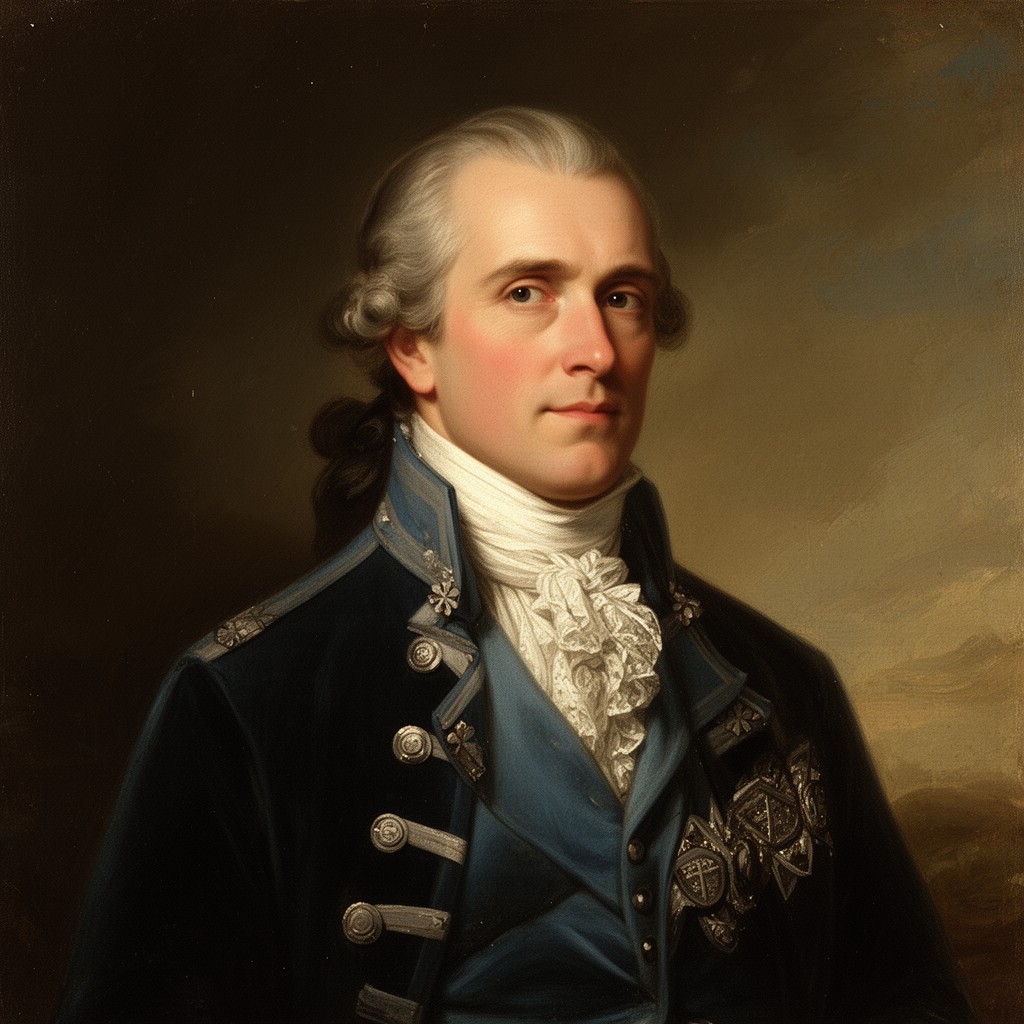 AI-generated illustration of 1st Marquess Cornwallis