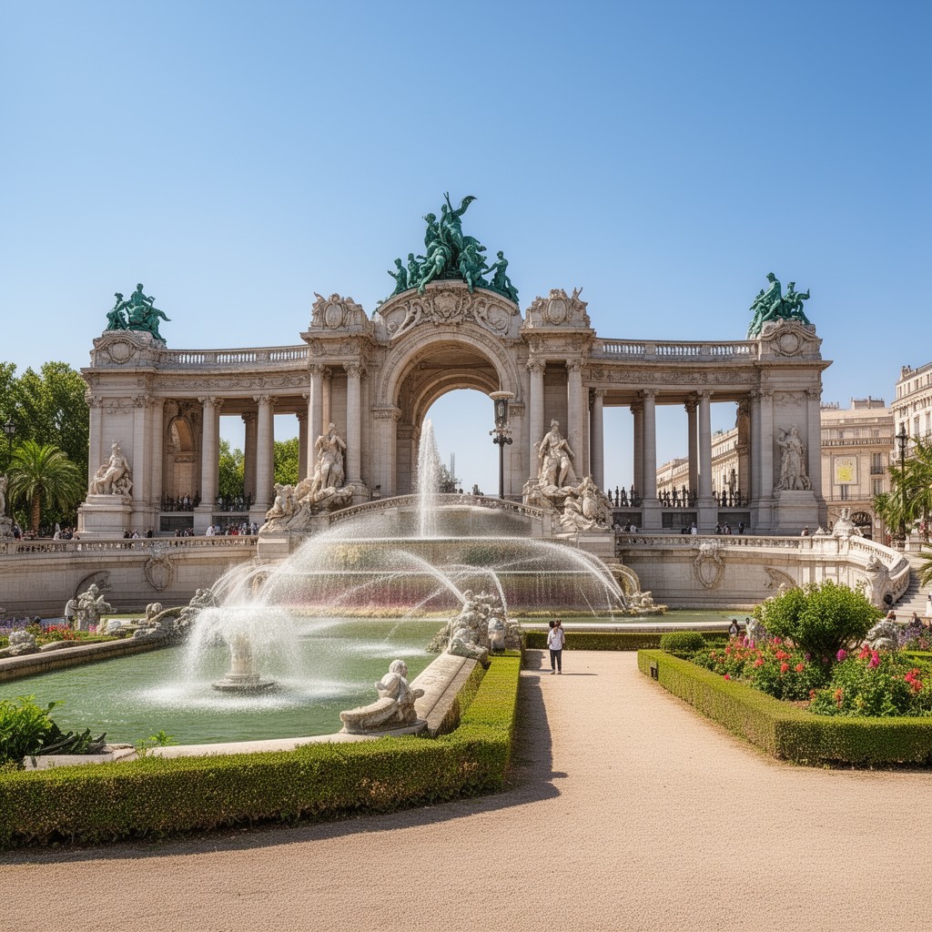 AI-generated illustration of Palais Longchamp