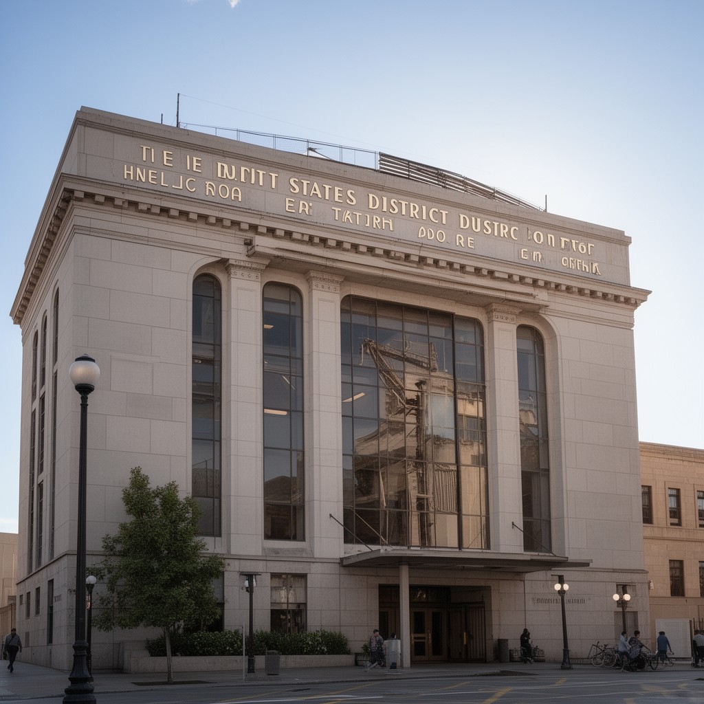 AI-generated illustration of United States District Court for the Eastern District of California