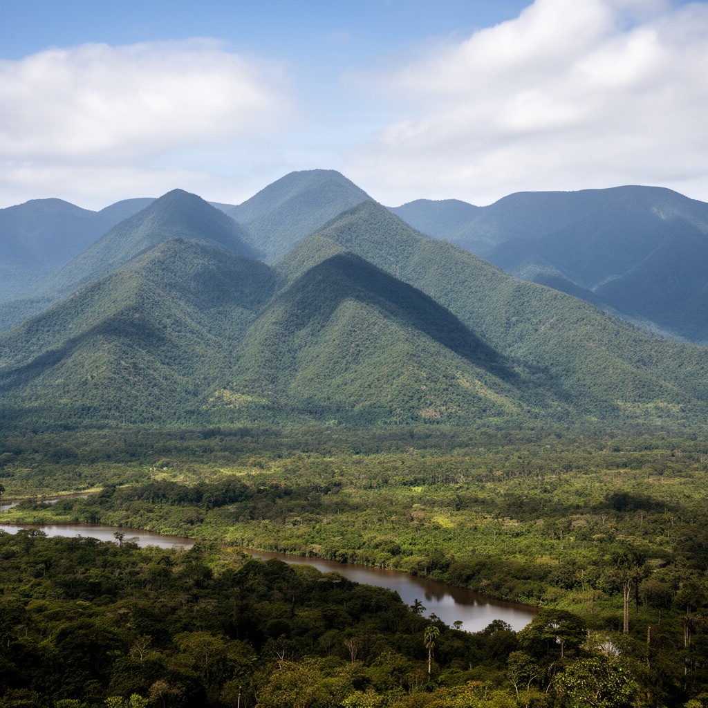 AI-generated illustration of Serranía del Delgado Chalbaud
