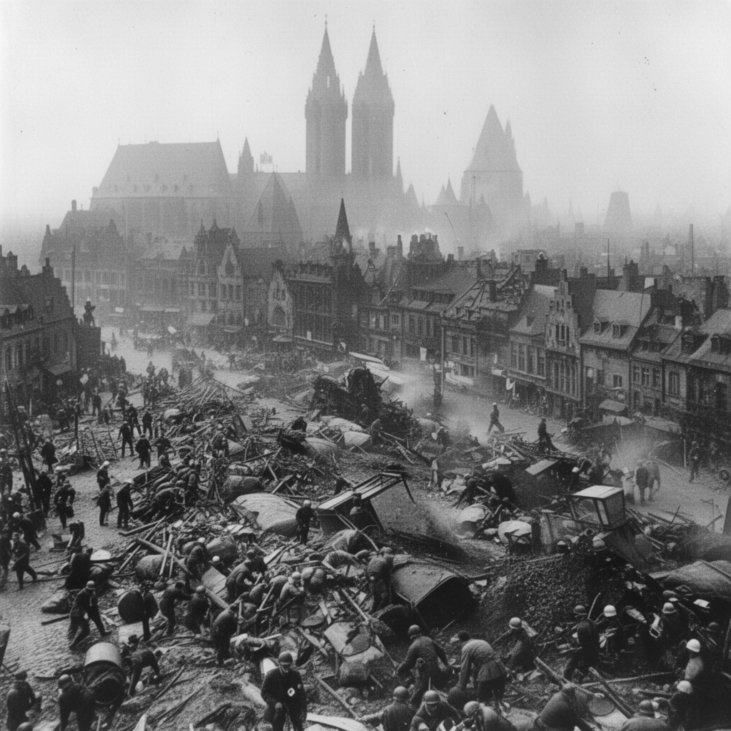 AI-generated illustration of Capture of Cologne