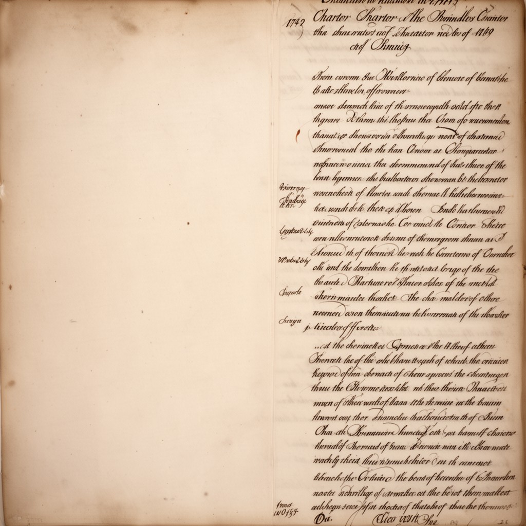 AI-generated illustration of Charter Act 1793