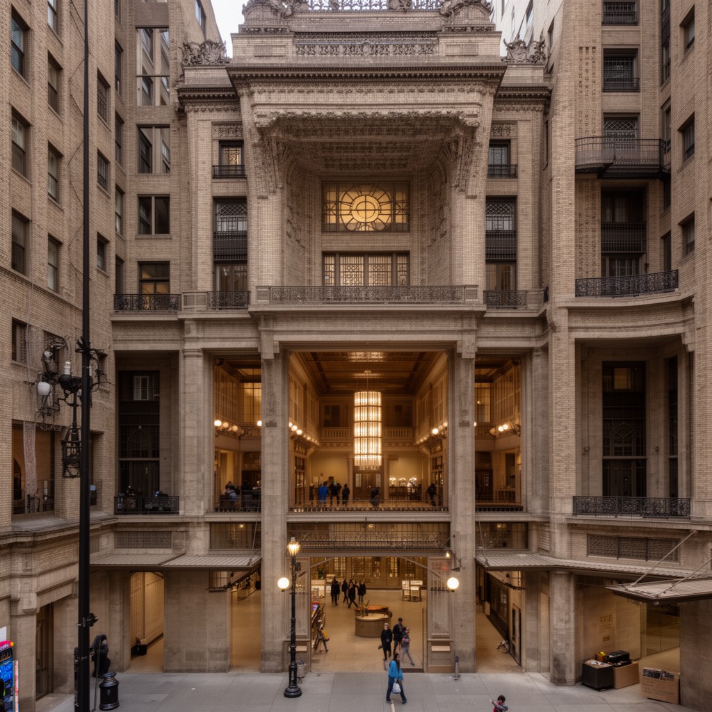 AI-generated illustration of The Rookery Building