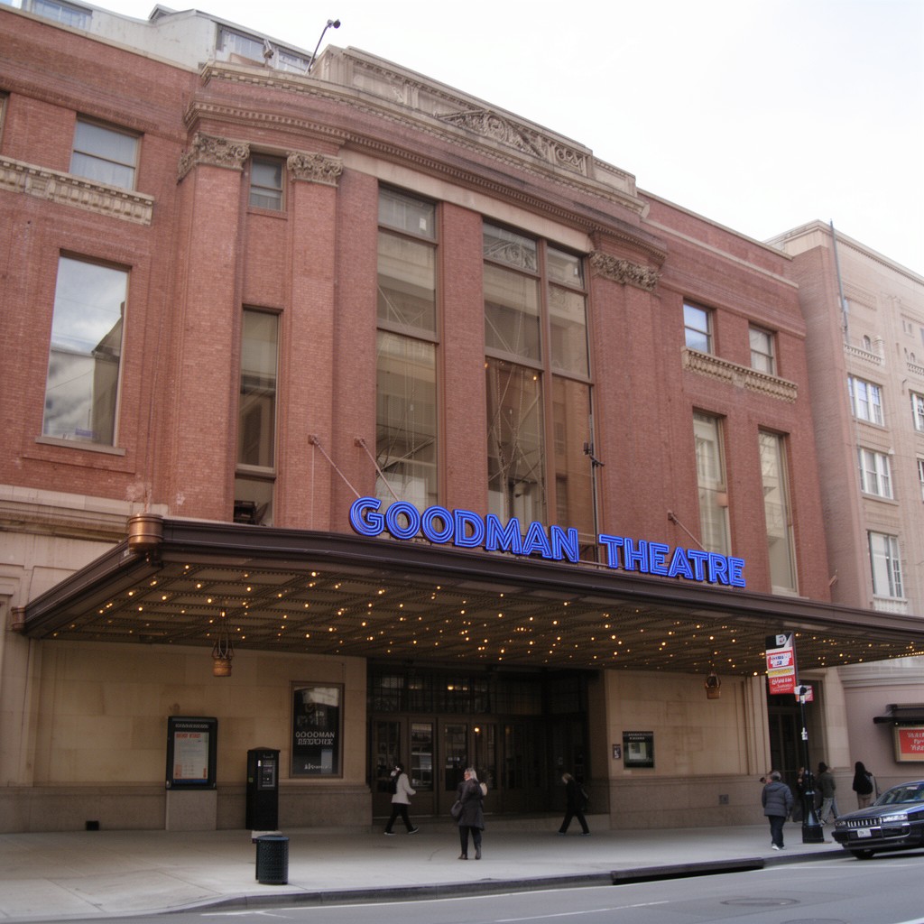 AI-generated illustration of Goodman Theatre