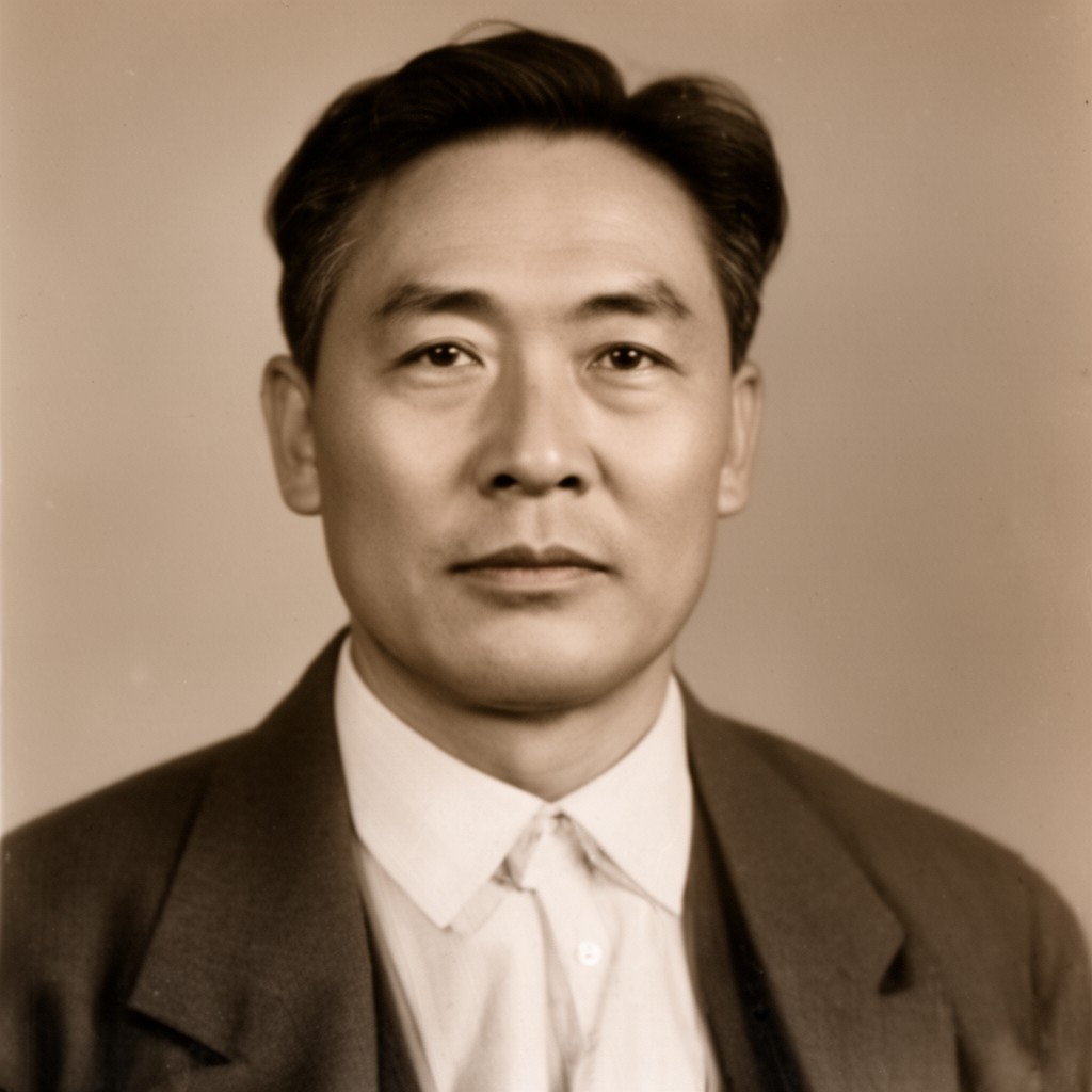 AI-generated illustration of He Shuheng