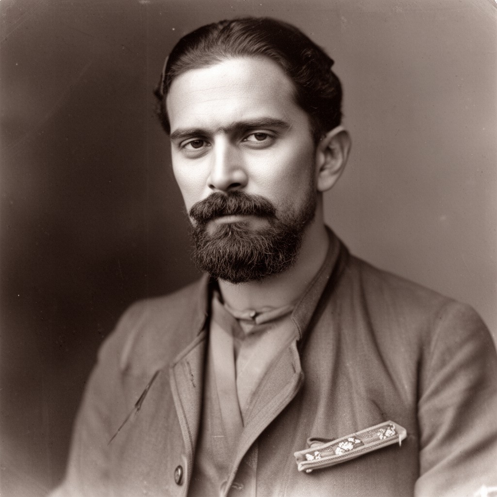 AI-generated illustration of Barindra Kumar Ghosh