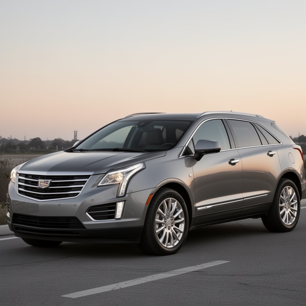 AI-generated illustration of Cadillac SRX