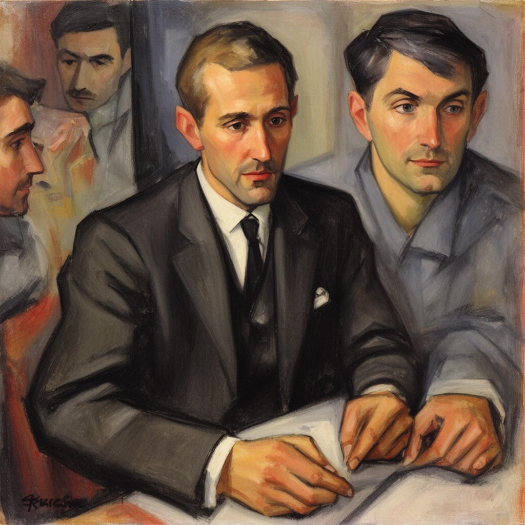AI-generated illustration of Erich Heckel