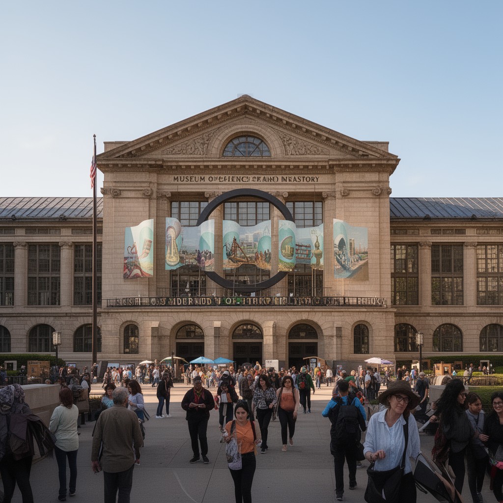 AI-generated illustration of Museum of Science and Industry