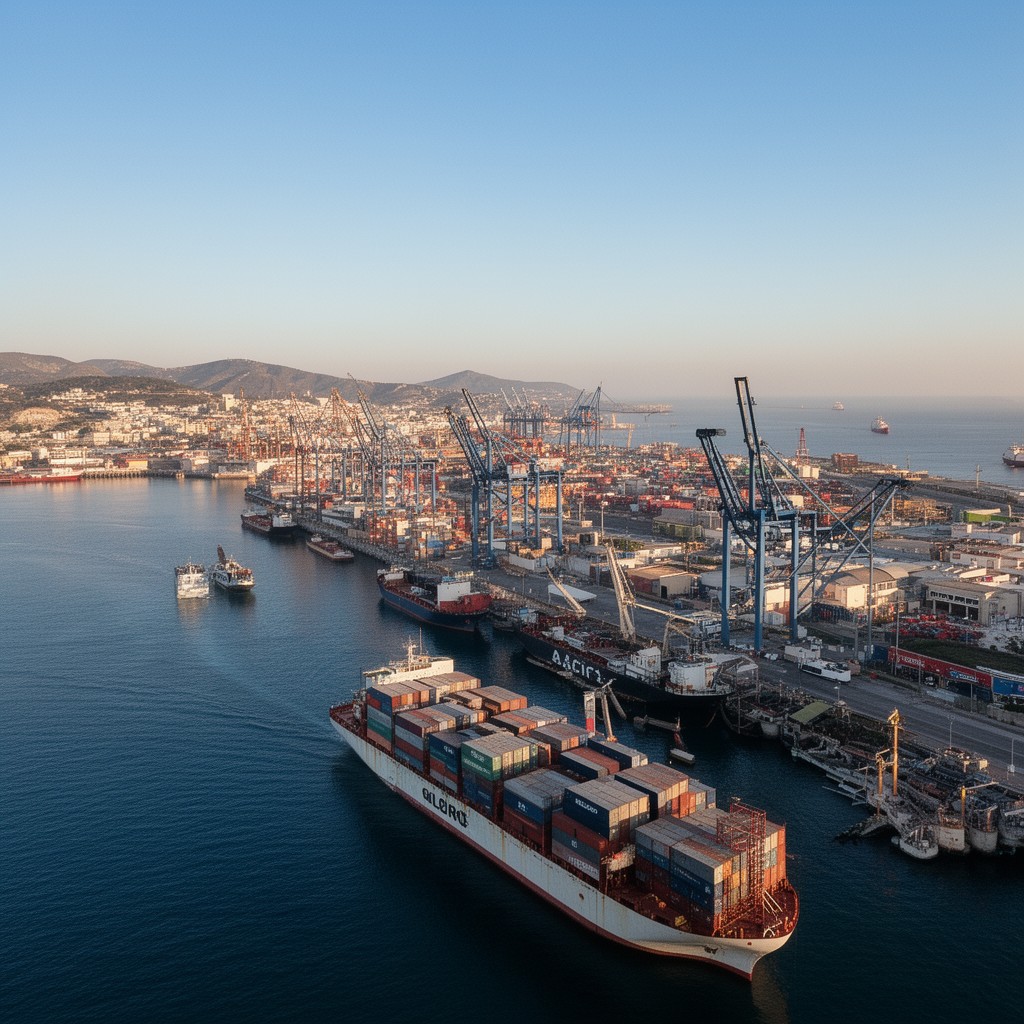 AI-generated illustration of Algeciras