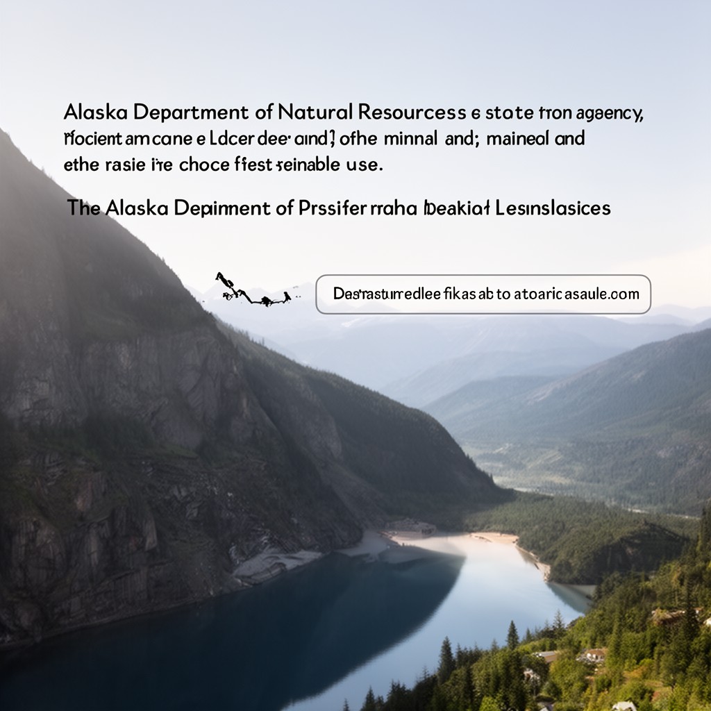 AI-generated illustration of Alaska Department of Natural Resources