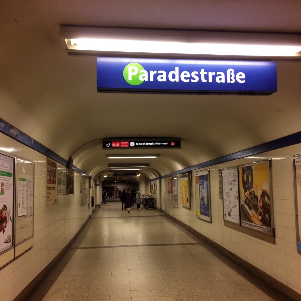 AI-generated illustration of Paradestraße