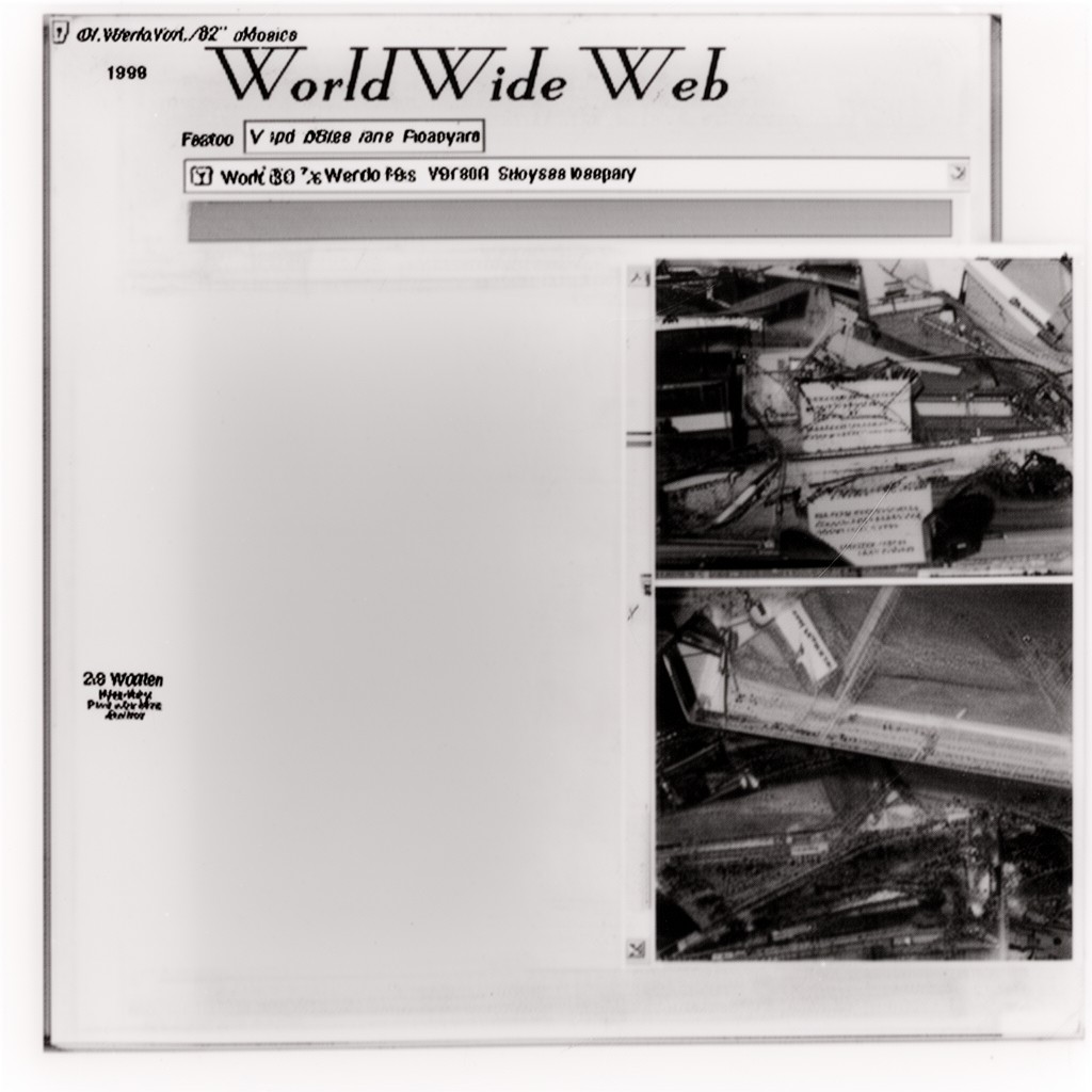 AI-generated illustration of WorldWideWeb (web browser)